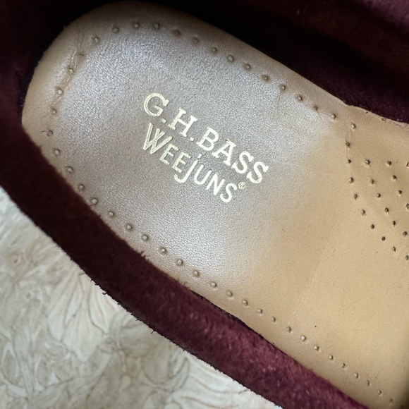 G.H Bass Whitney Hairy Suede Loafer - 7.5 - Picture 3 of 7